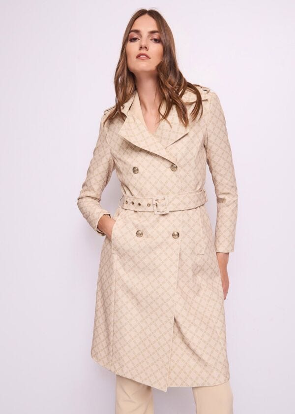 Trench da donna con cintura Gaudì Fashion