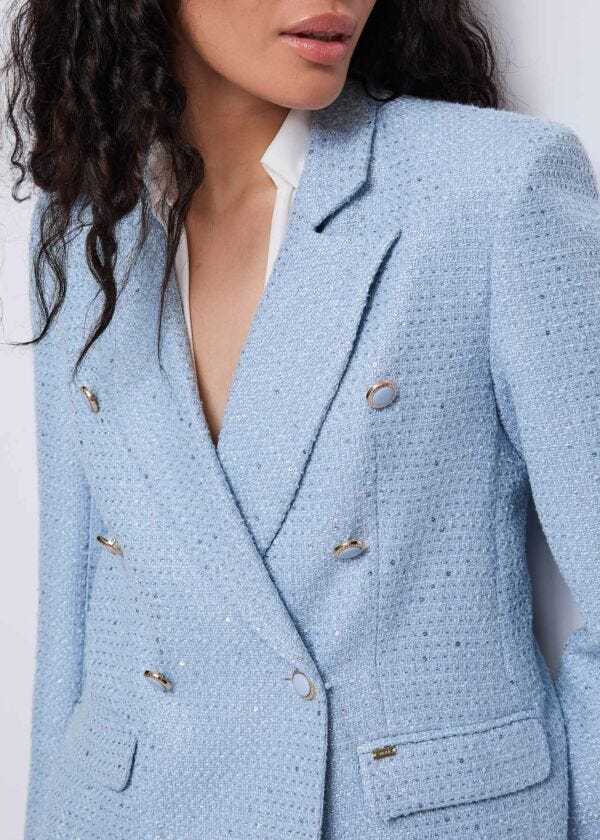 Blazer da donna con paillettes