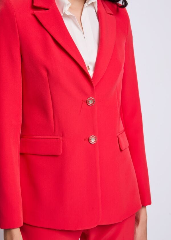 Blazer rouge pour femme