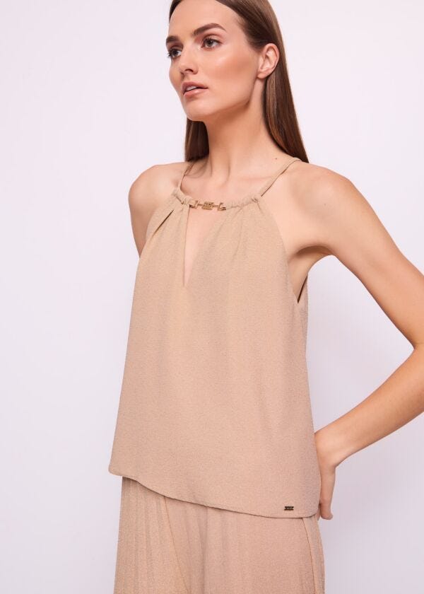 Women’s top in lurex jersey Gaudì Fashion