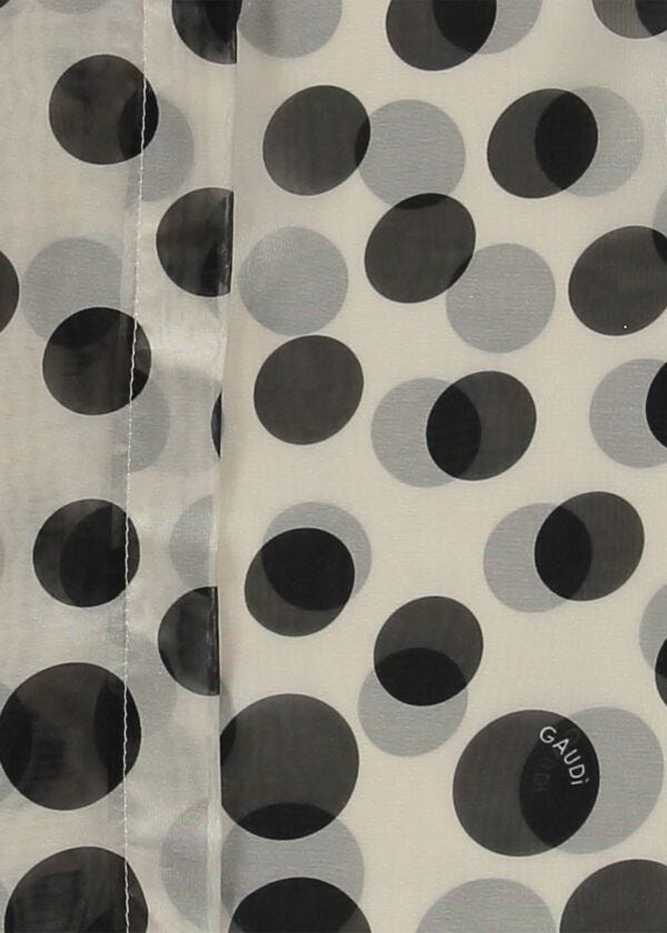 Women's printed chiffon shirt