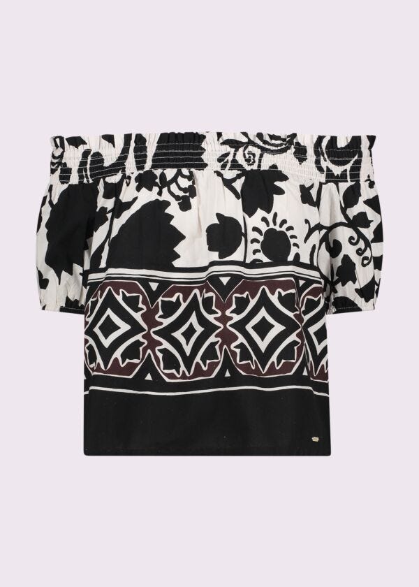 Women's printed cotton top Gaudì Fashion