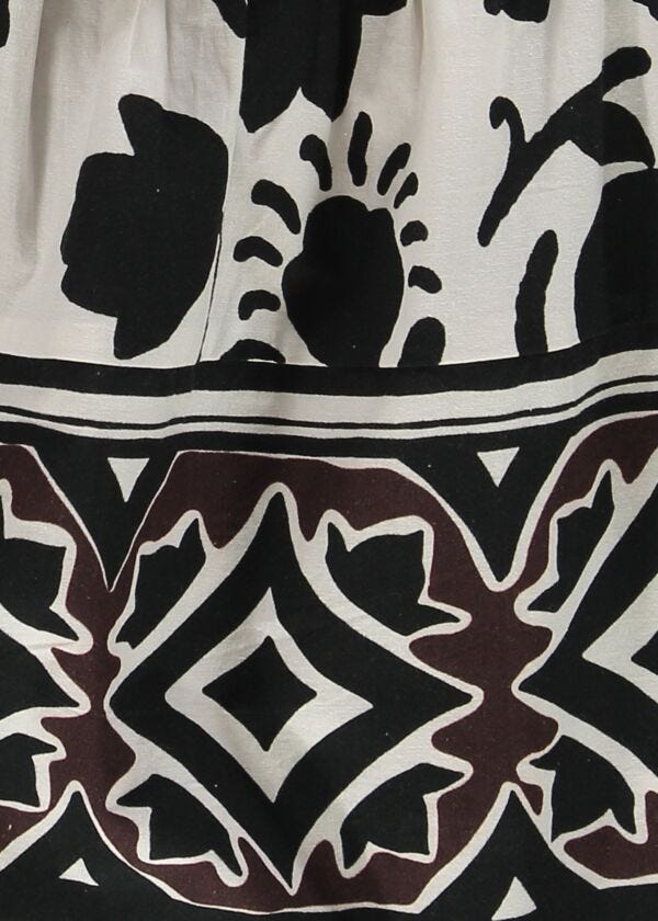 Women's printed cotton top
