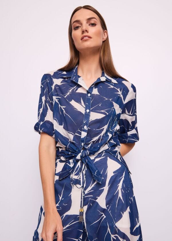 Chemise en coton imprimé pour femme Gaudì Fashion