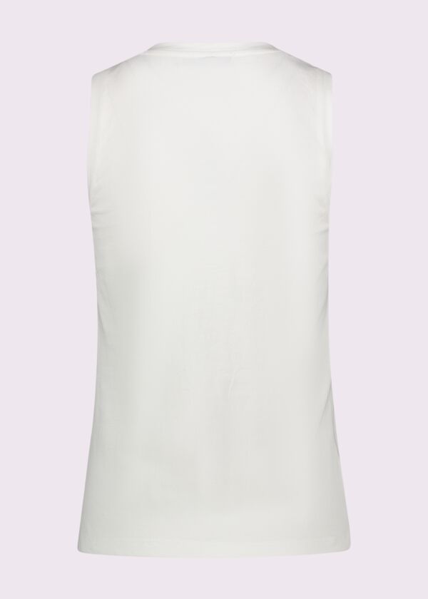 Women's white cotton top