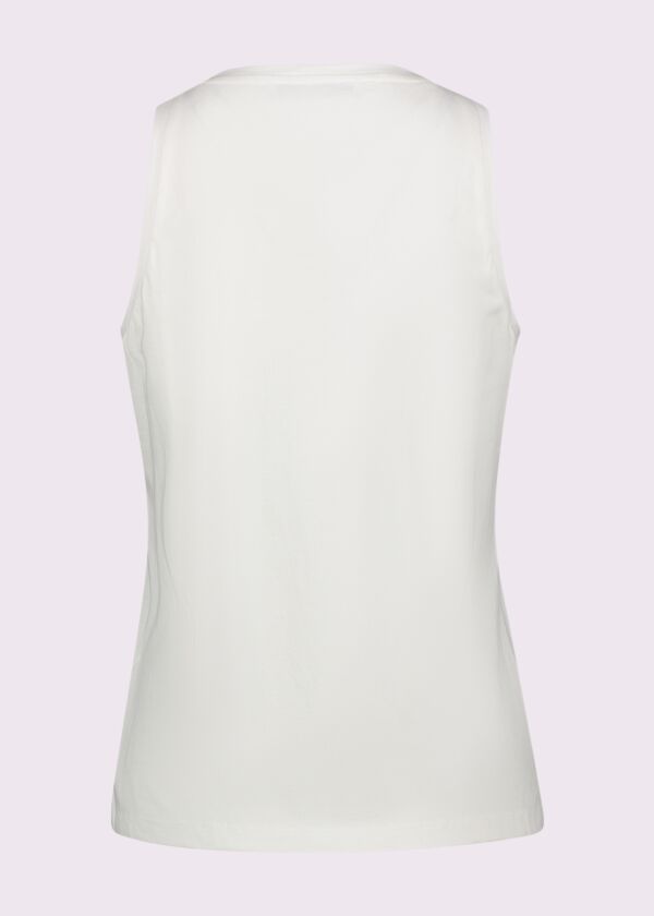 Women's white cotton top