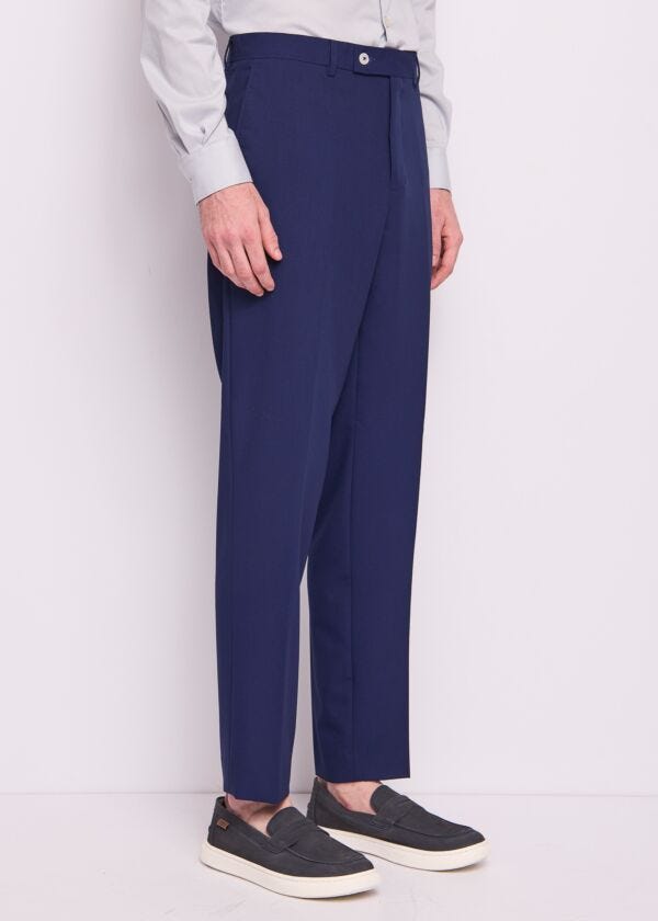 Men's blue suit