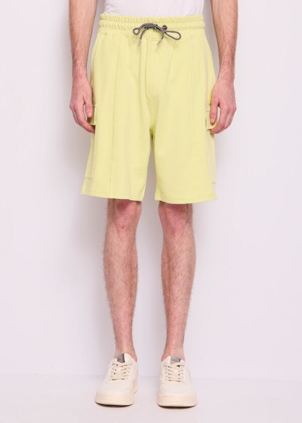 Bermudas amarillas en felpa de algodón Gaudì Uomo