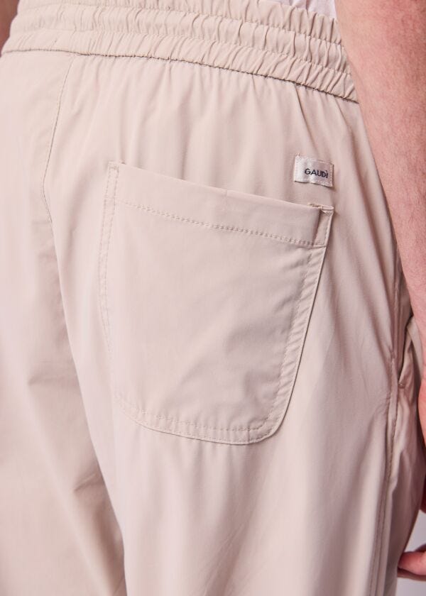 Grey nylon trousers