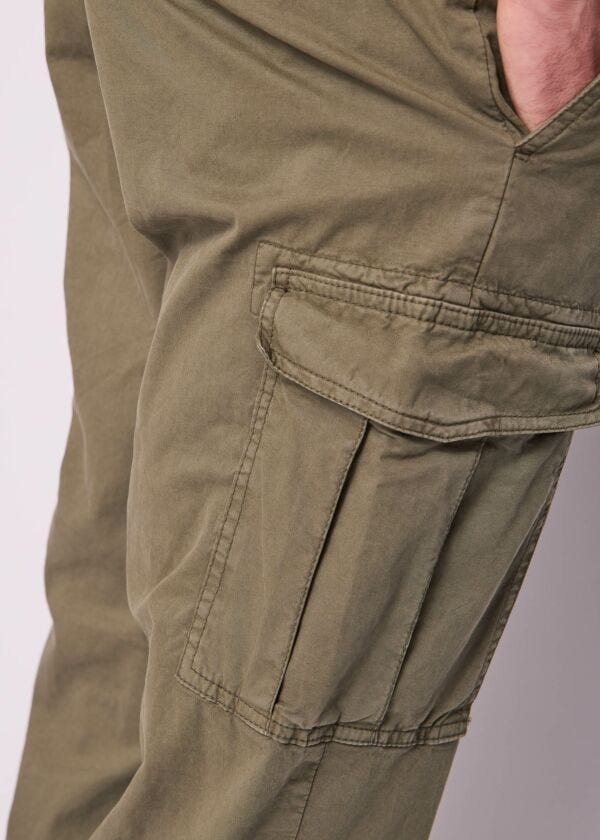 Men's cotton cargo trousers