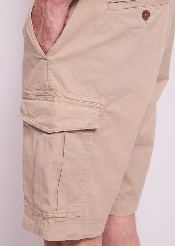 Men's cotton cargo shorts