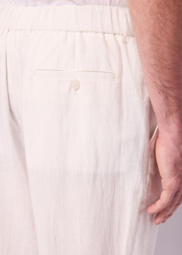 Men's cotton-blend trousers