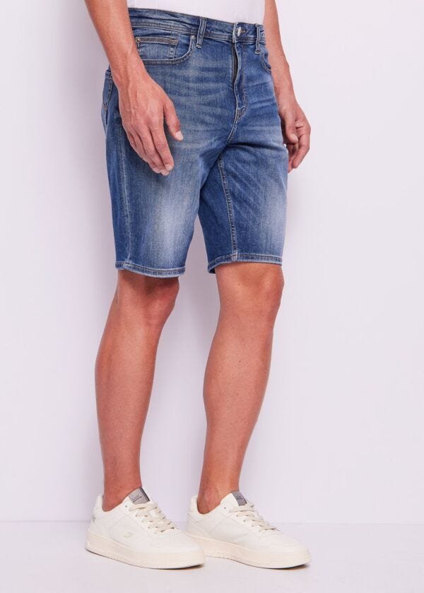 Men's cotton denim shorts