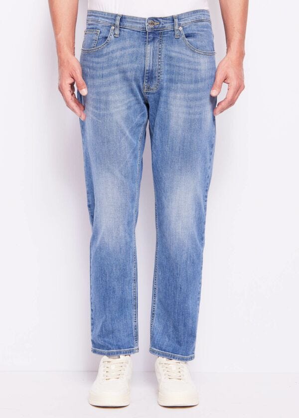 Jeans uomo in denim di cotone Gaudì Uomo