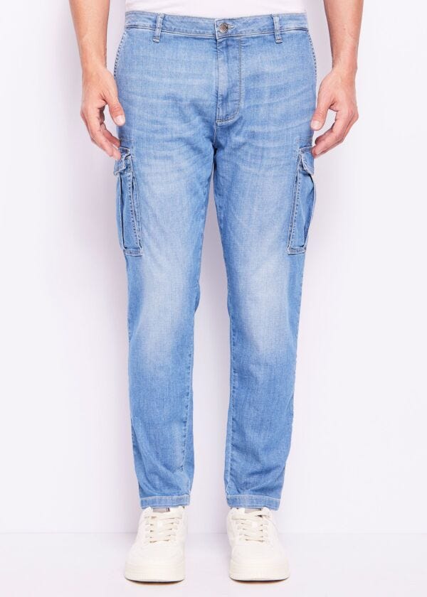 Men's denim cargo jeans Gaudì Homem