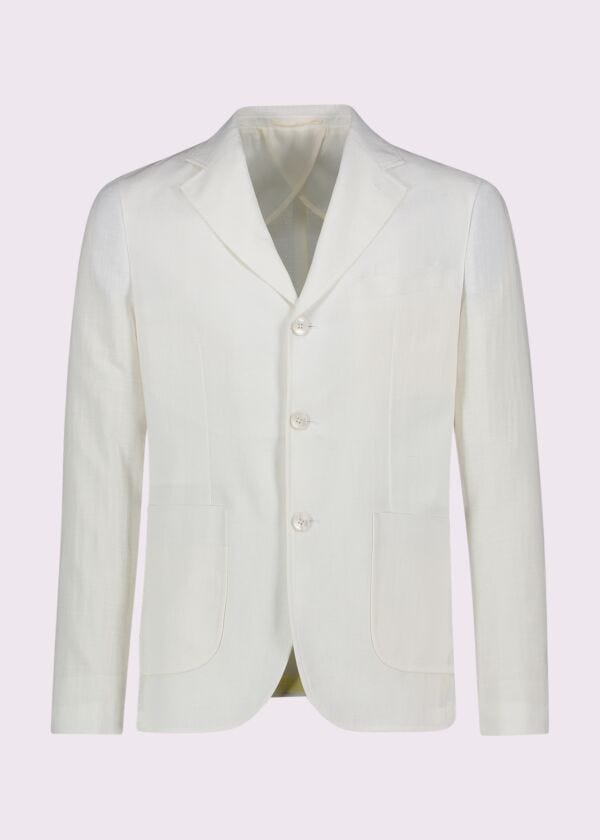 Blazer bianco da uomo in cotone Gaudì Uomo