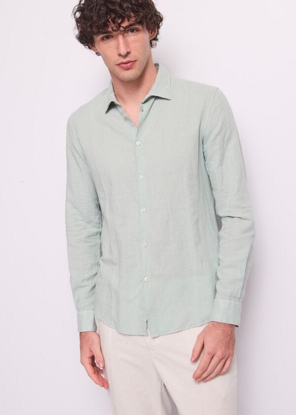 Men’s linen and cotton shirt Gaudì Homem