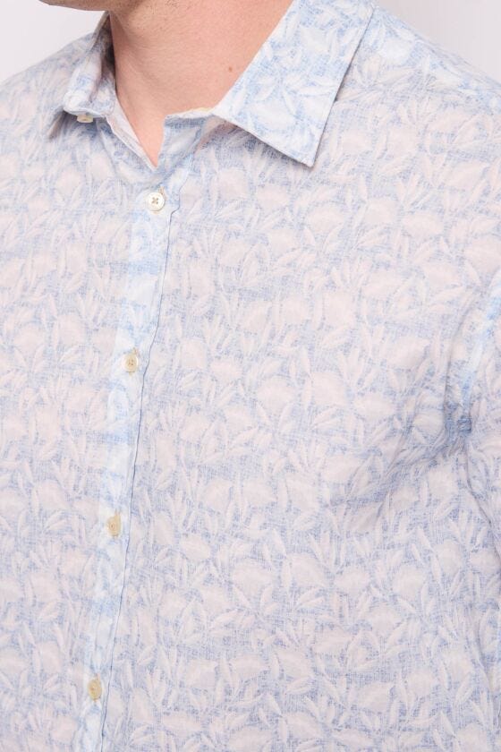Camicia da uomo in cotone stampato Gaudì Uomo