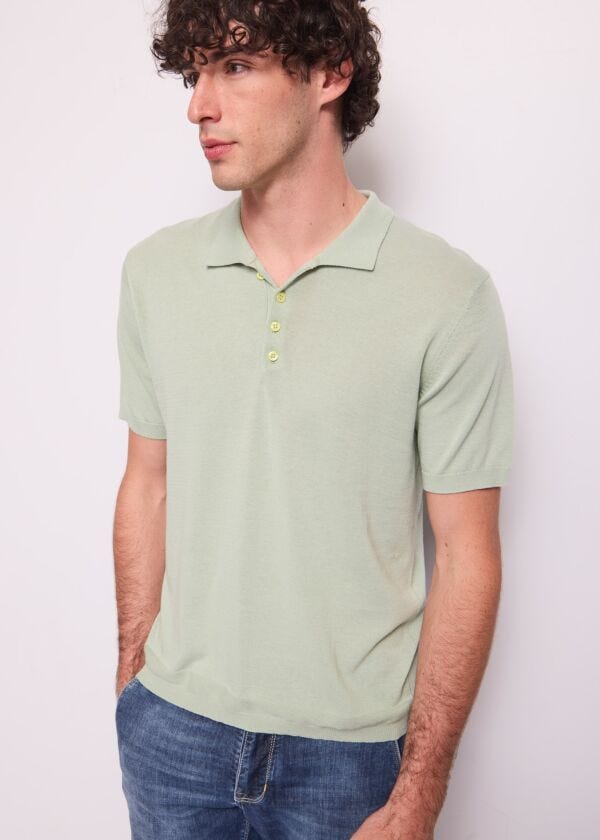 Polo da uomo in maglia di cotone Gaudì Uomo