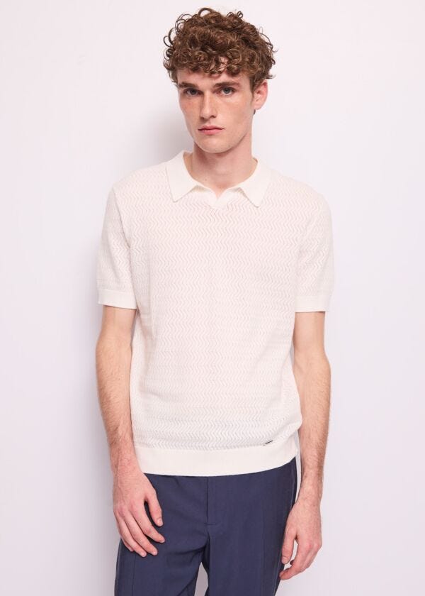Polo da uomo in maglia di cotone Gaudì Uomo