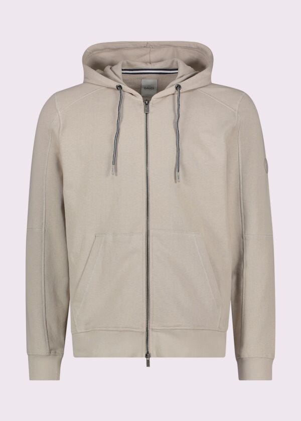 Men's beige cotton sweatshirt