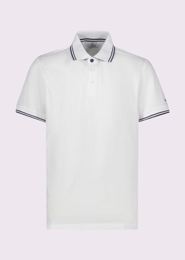 Polo bianca da uomo in cotone Gaudì Uomo