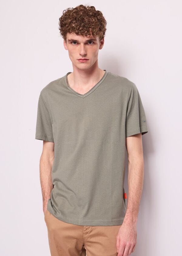 T-shirt vert en coton pour homme Gaudì Homme