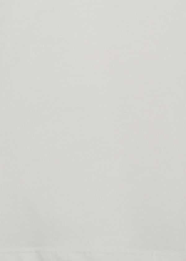 T-shirt blanc en coton pour homme