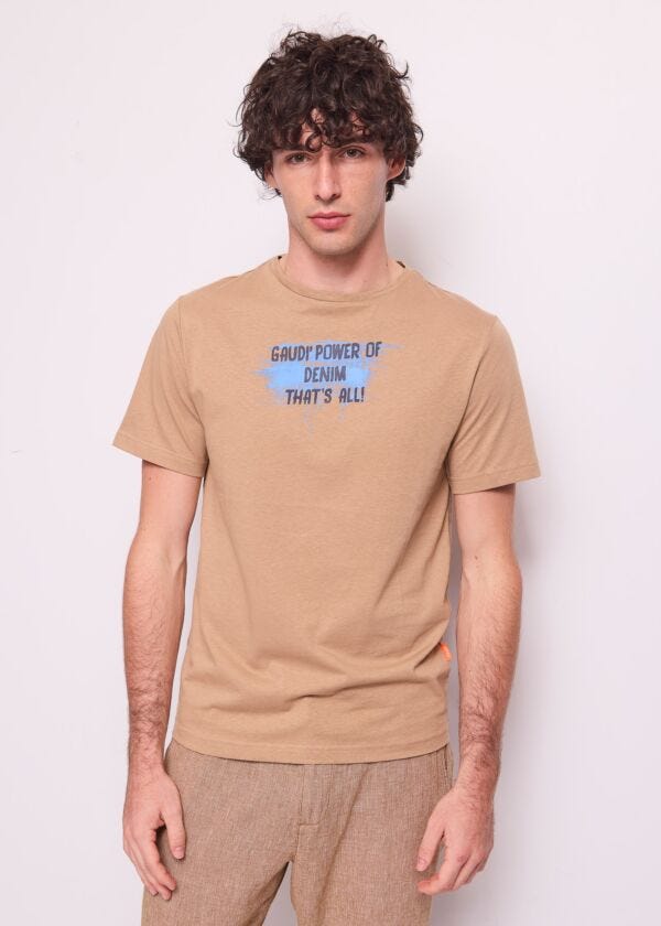 T-shirt en coton pour homme Gaudì Homme