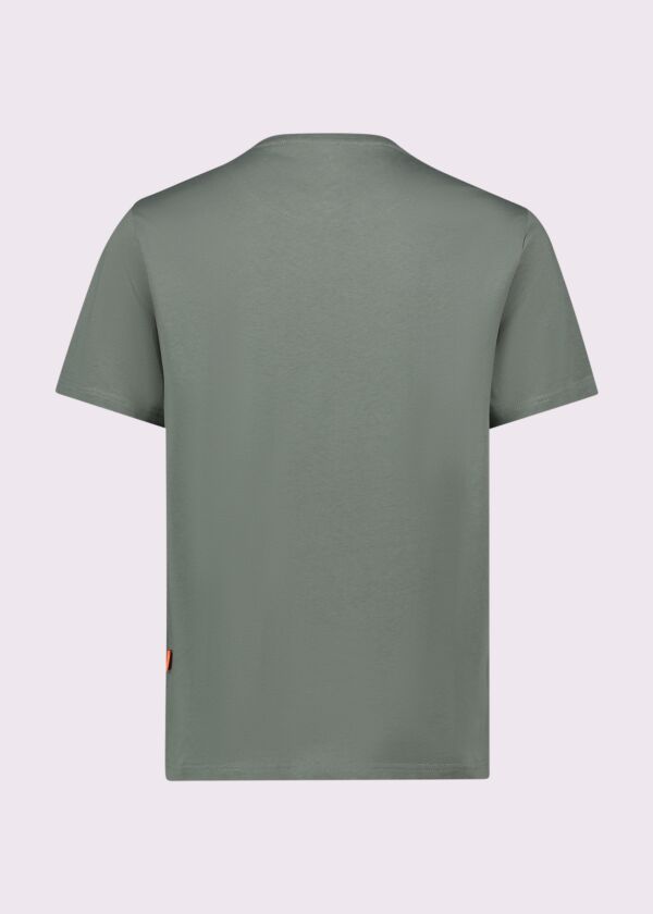 T-shirt vert en coton pour homme