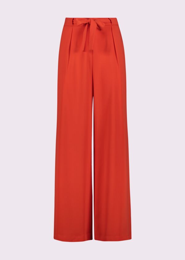 Women's red trousers with belt Gaudì Jeans