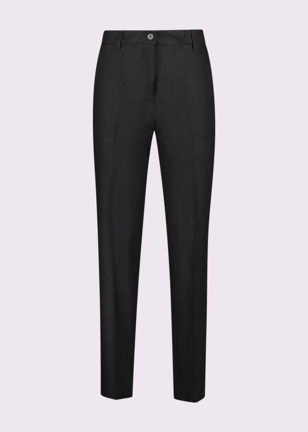 Pantalon noir en lin pour femme Gaudì Jeans