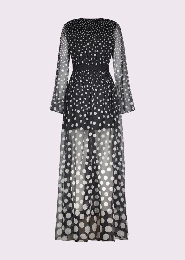 Women's printed chiffon dress