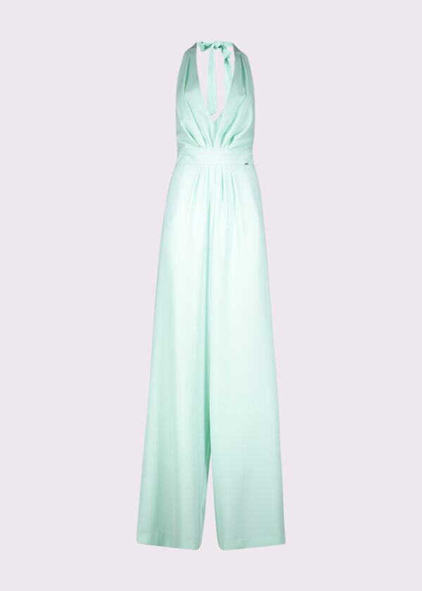 Combinaison verte en crêpe cady pour femme Gaudì Fashion