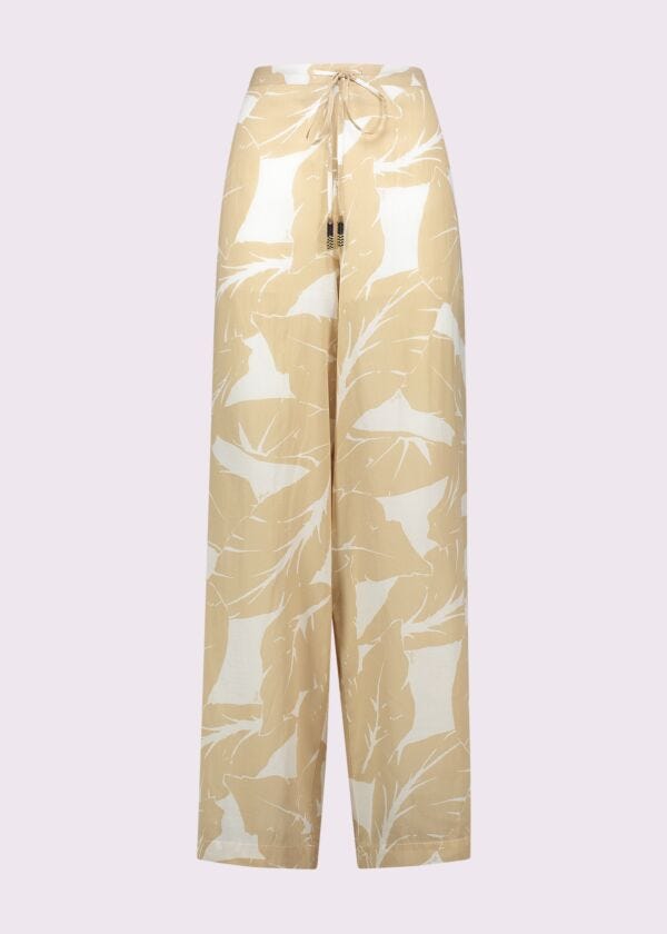 Pantalones en mezcla de algodón estampado Gaudì Fashion