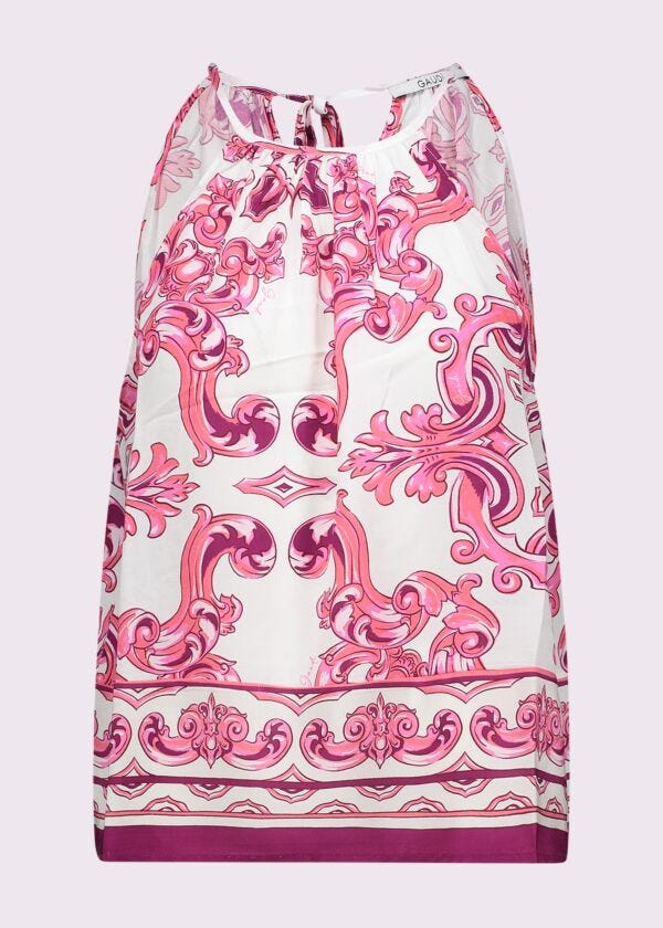 Women's printed crepe top Gaudì Fashion