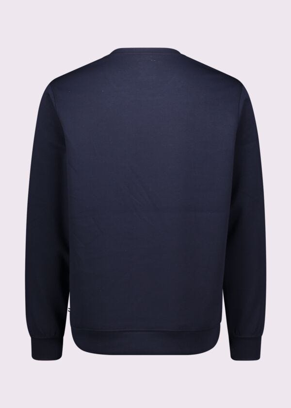 Felpa blu da uomo con logo