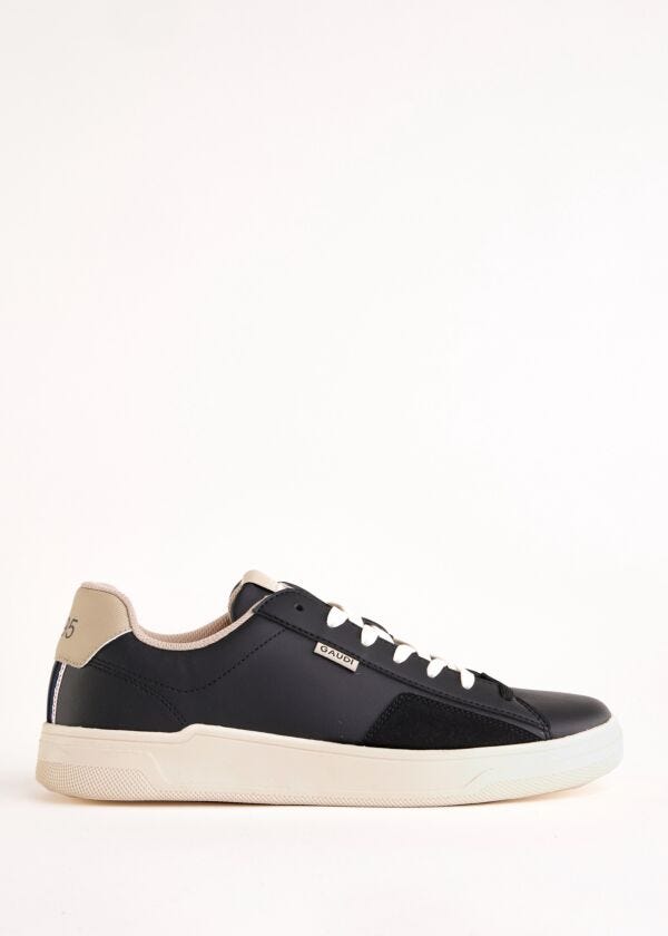 Black faux-leather sneakers Gaudì Fashion