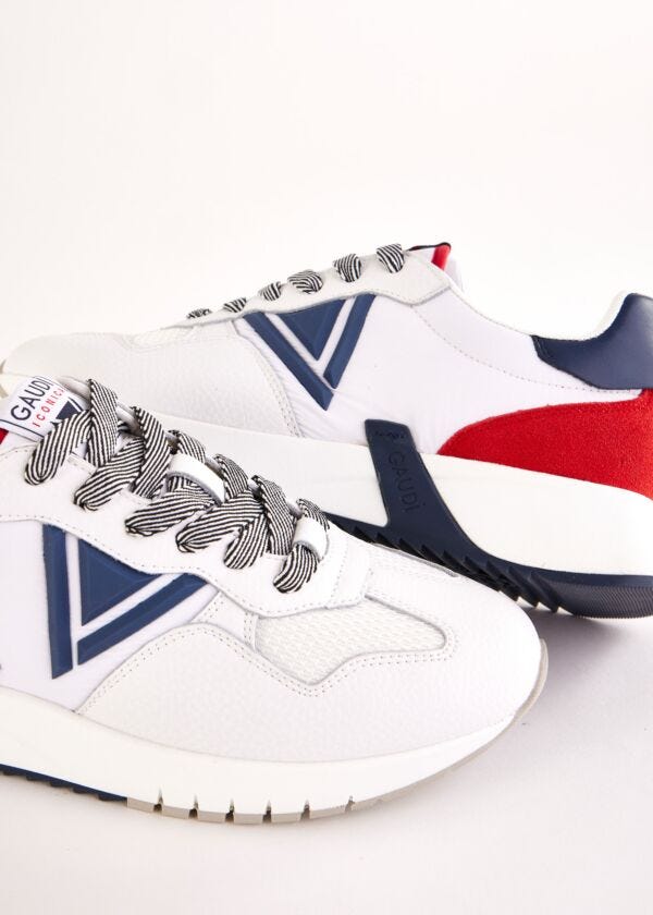 Leather and nylon running sneakers Gaudì Fashion