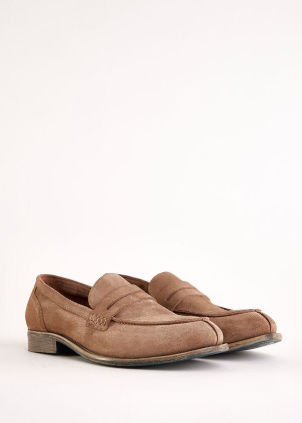 Suede moccasins
