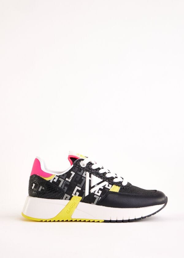Leather and nylon running sneakers Gaudì Fashion