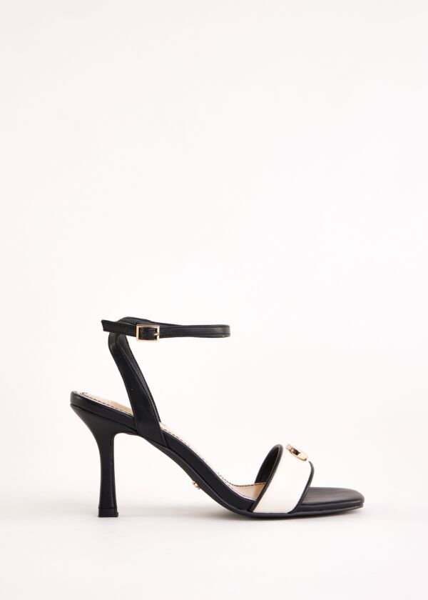 Sandales noir et blanc en matière synthétique Gaudì Fashion