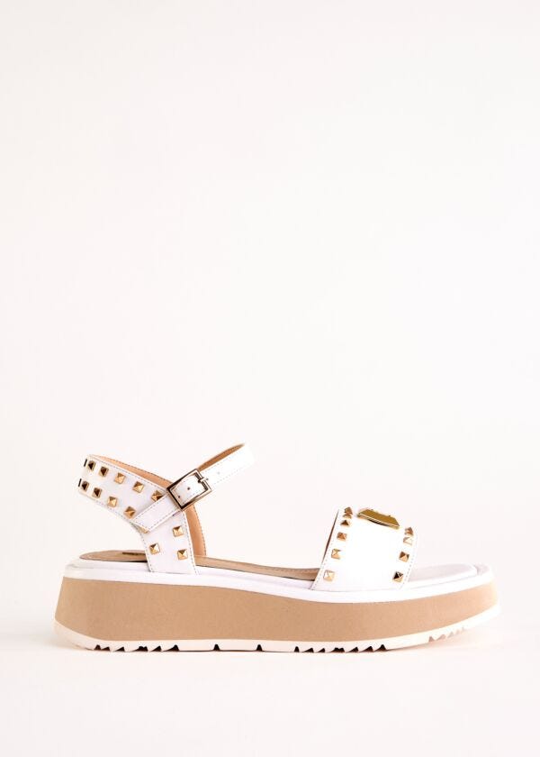 Sandales blanches en matière synthétique Gaudì Fashion