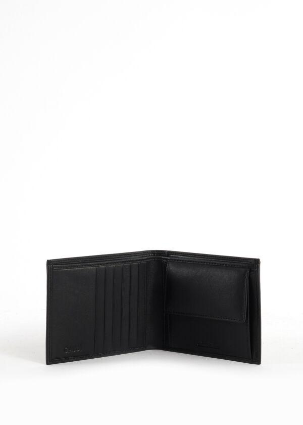 Black leather wallet