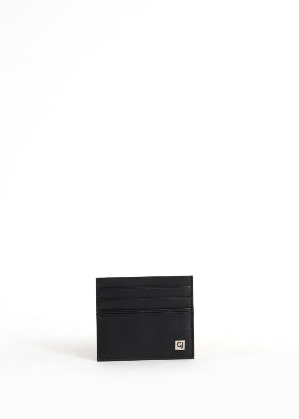 Black leather card holder Gaudì Fashion