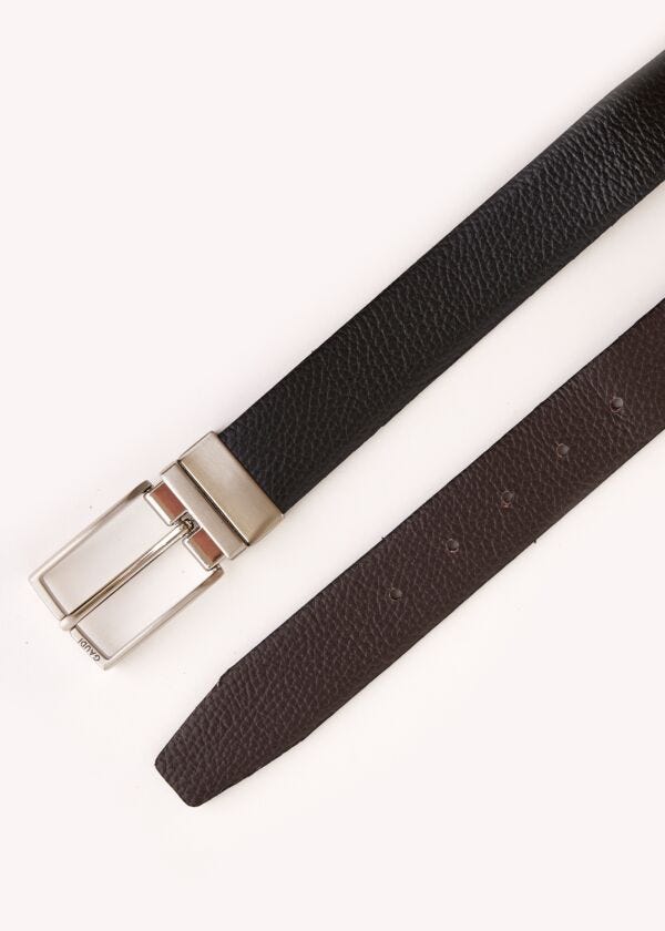 Brown leather belt