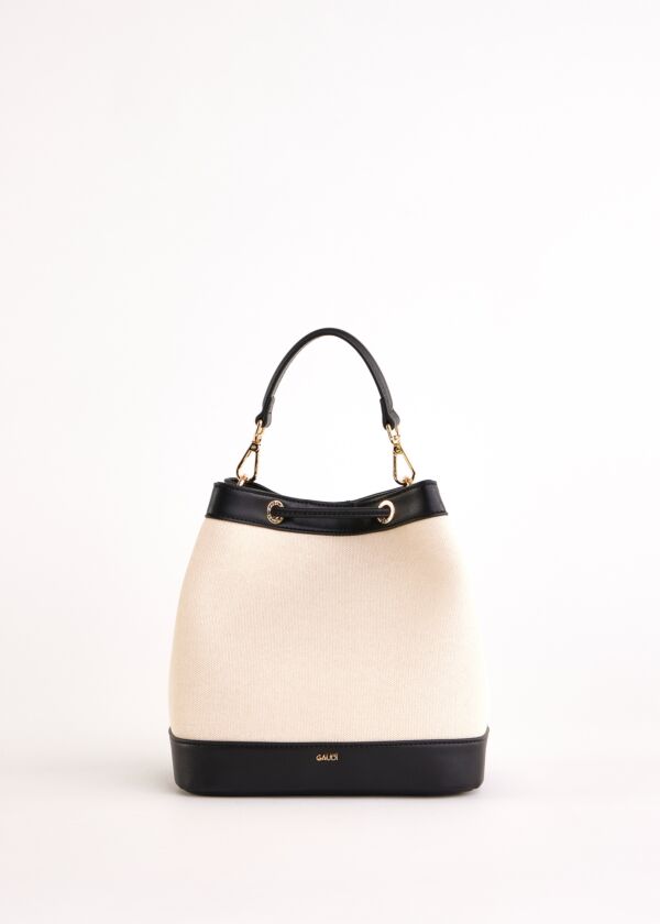 Bolso blanco tipo saco