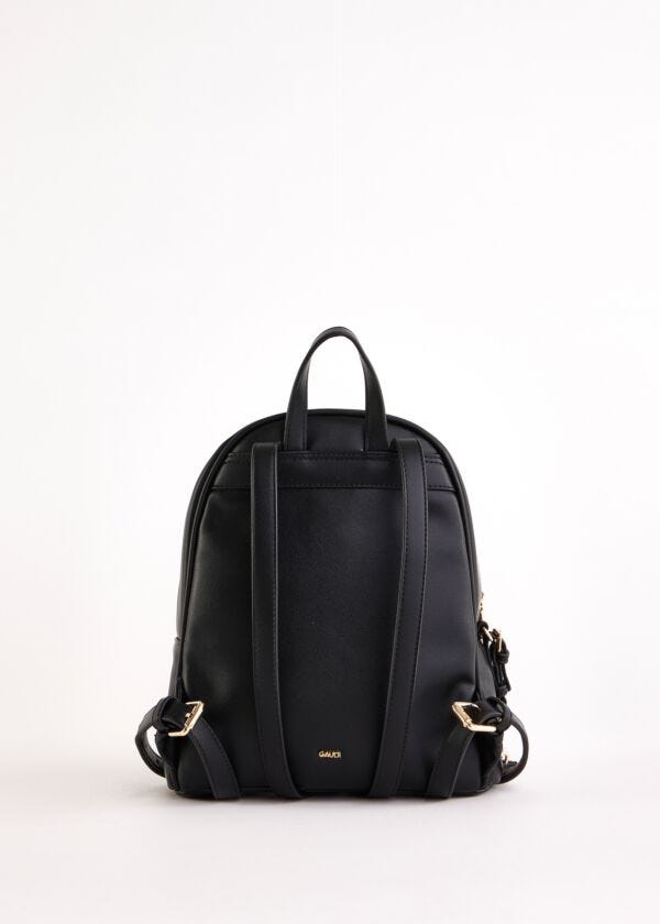 Zaino nero in similpelle