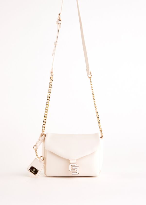 Sac à bandoulière blanc en matière synthétique Gaudì Fashion