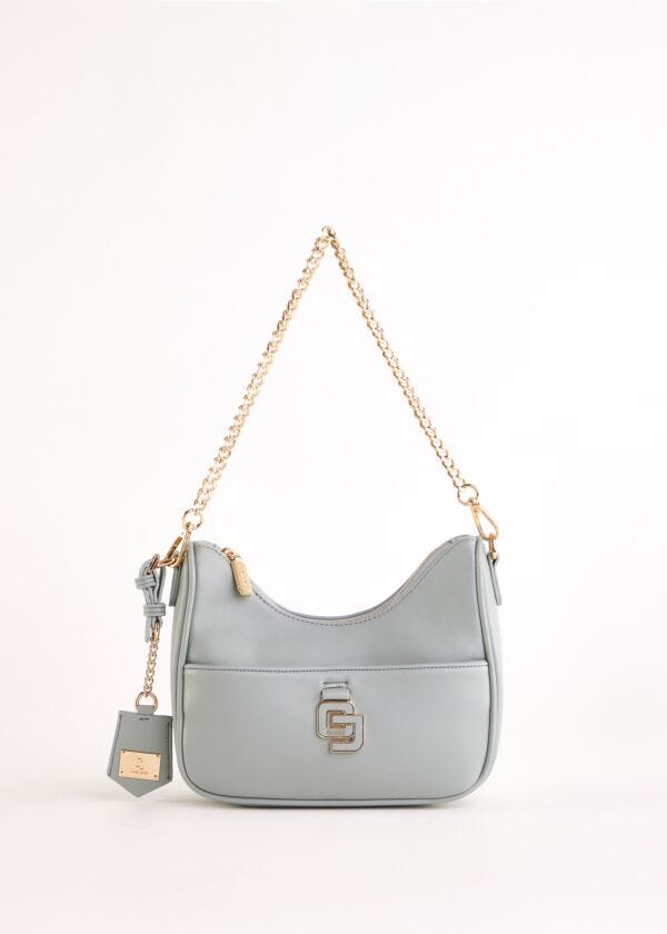 Borsa hobo azzurra in similpelle Gaudì Fashion